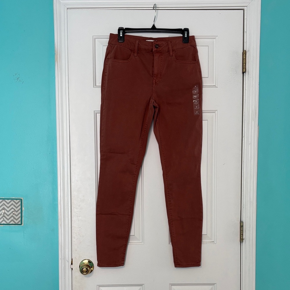 Maurices Women's Skinny Jeans in Rich Rust